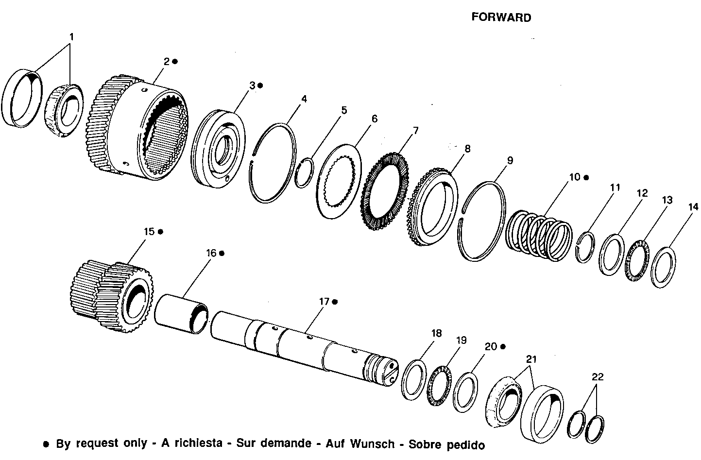 MARINE GEAR - 8061SRM25.10 8061SRM25 parts diagram