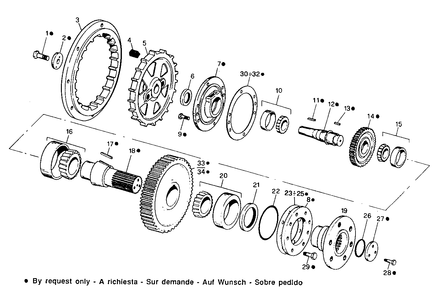 MARINE GEAR - 8061M12.00 8061M12 parts diagram