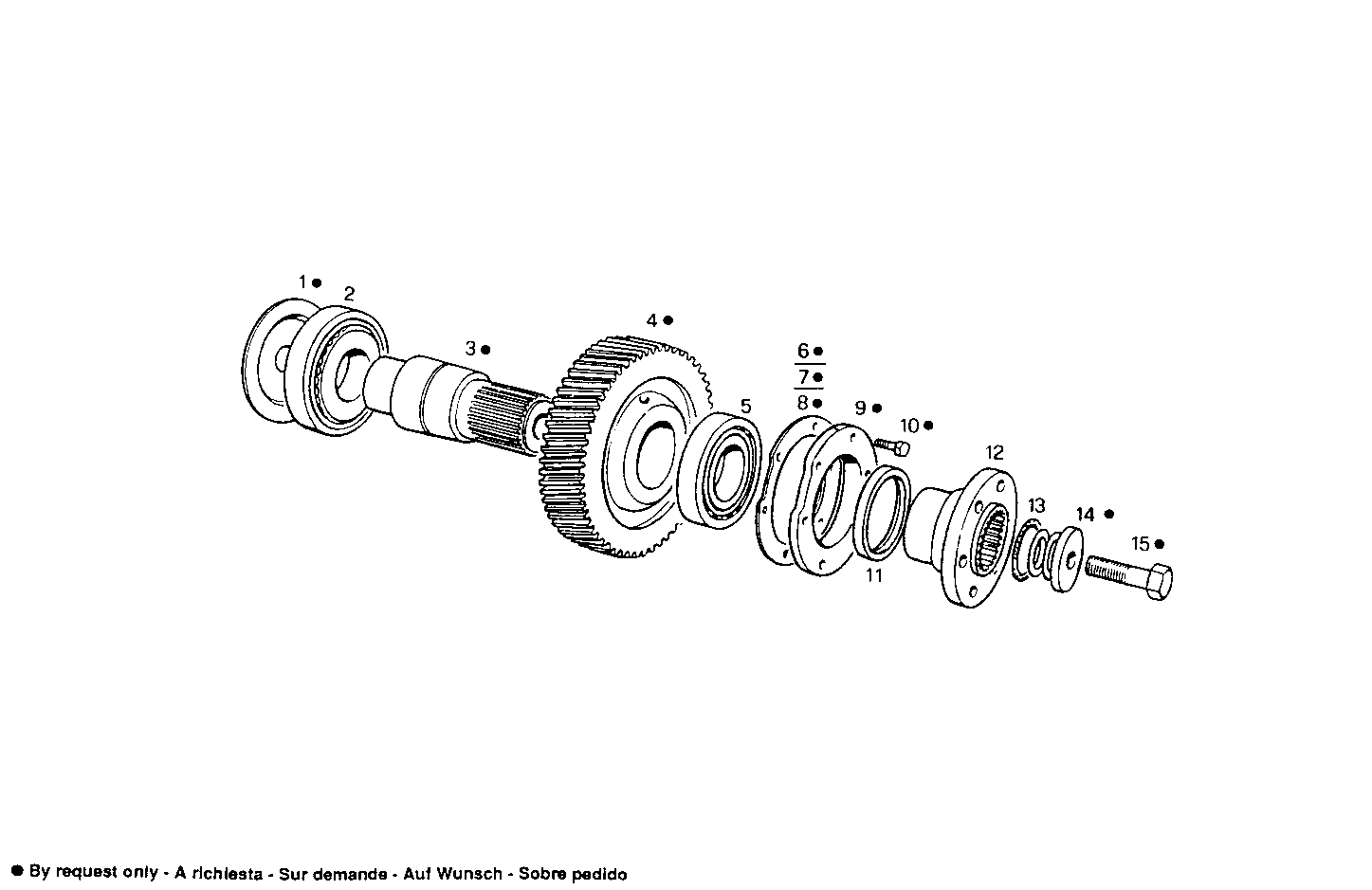 MARINE GEAR - 8361SRM38.11 8361SRM38 parts diagram