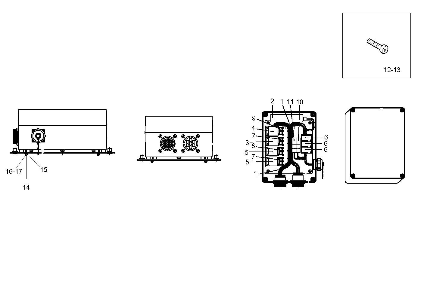 RELAY MODULE - PUC13ENTD20.00A100 CURSOR 13 - TIER 2 parts diagram
