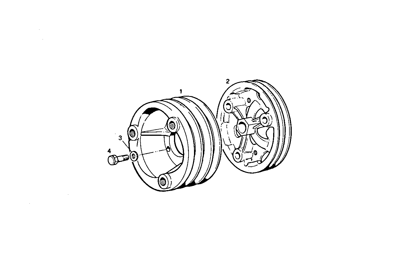 PULLEY ON ENGINE AXIS - 8210M22.10 8210M22 parts diagram